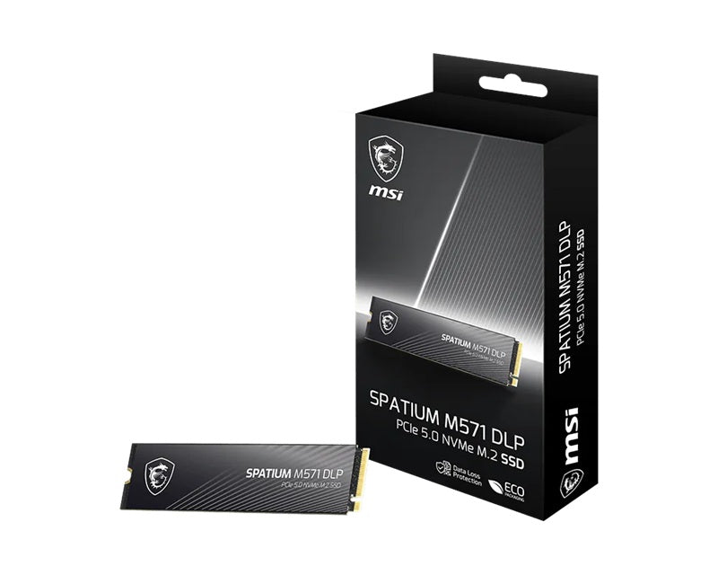 MSI SPATIUM M571 2TB NVMe SSD PCIe 5.0 14500/11000MB/s 1400TBW