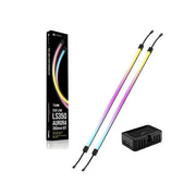 Corsair iCUE LINK LS350 Aurora RGB Light Strips 350mm Addressable LEDs Magnetic Mount Black