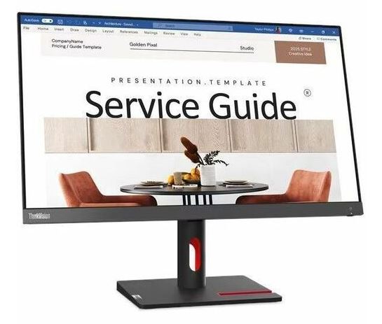 Lenovo ThinkVision S24I-30 24" FHD 100Hz VA Monitor HDMI VGA Adjustable