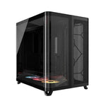 Corsair AIR 5400 RS-R ARGB Mid-Tower ATX Case - Black Triple-Chamber 360mm Ra...