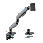 Brateck Single Heavy-Duty RGB Gaming Monitor Arm 17-49" 20KG VESA 75x75-100x100