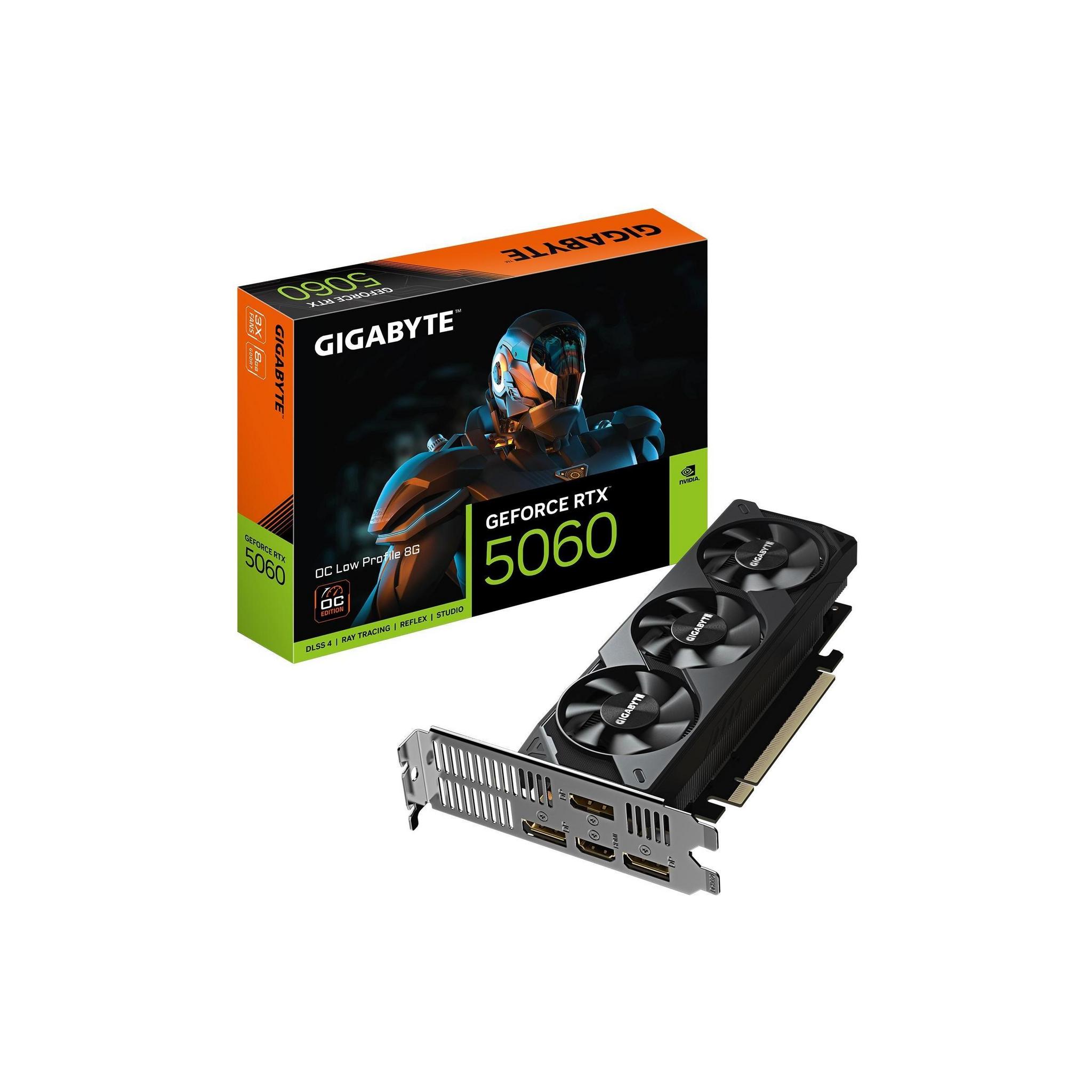 Gigabyte GeForce RTX 5060 OC Low Profile 8GB GDDR7 2512MHz Graphics Card