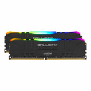 Crucial Ballistix RGB 32GB Kit (2x 16GB) DDR4 3600MHz Black Desktop Gaming Memory BL2K16G36C16U4BL