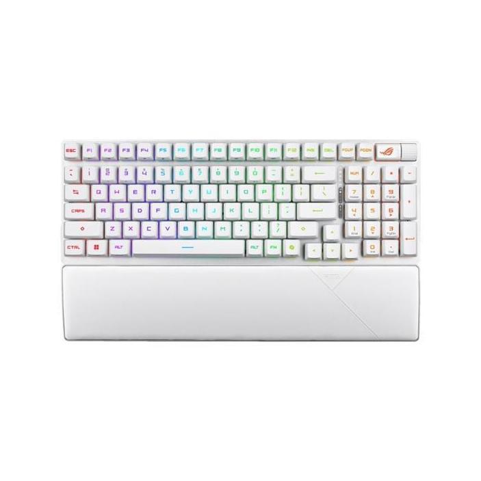 ASUS ROG Strix Scope II RX 96-Key Wireless Keyboard White RGB USB-C Bluetooth
