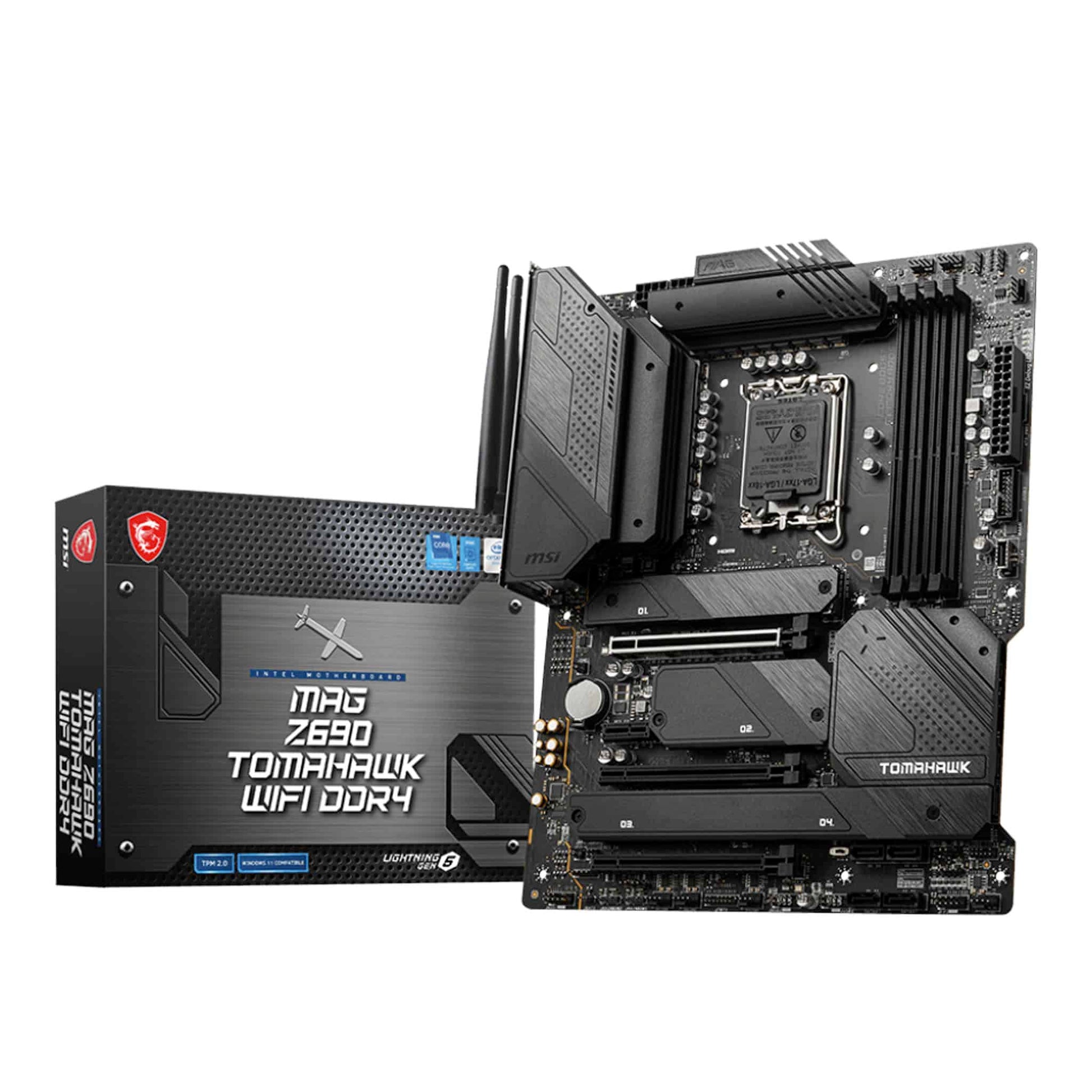 MSI MAG Z690 Tomahawk Wi-Fi DDR4 LGA 1700 ATX Motherboard