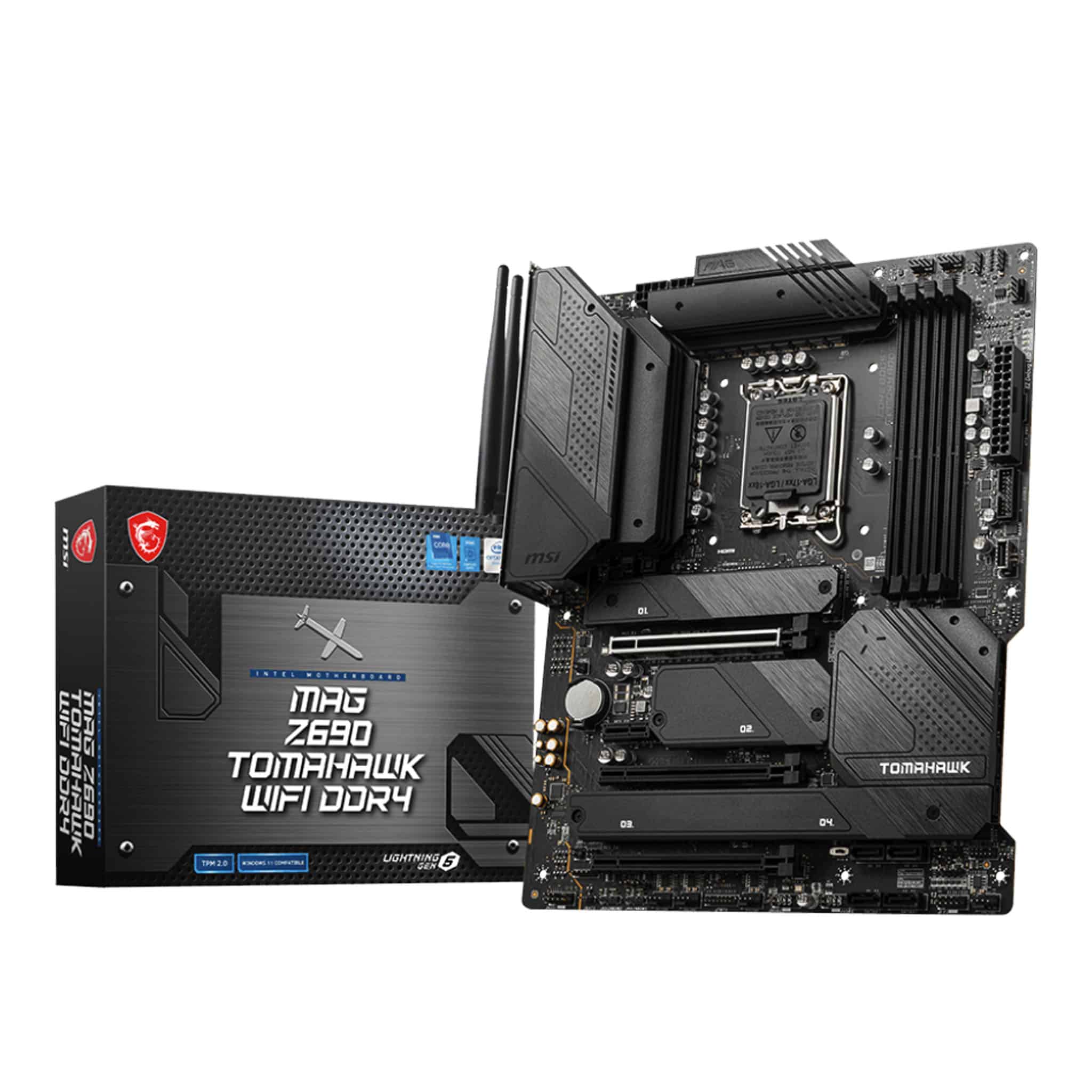 MSI MAG Z690 Tomahawk Wi-Fi DDR4 LGA 1700 ATX Motherboard