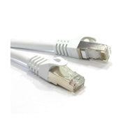 Astrotek CAT6A Shielded Ethernet Cable 2m Grey/White 10GbE S/FTP LSZH