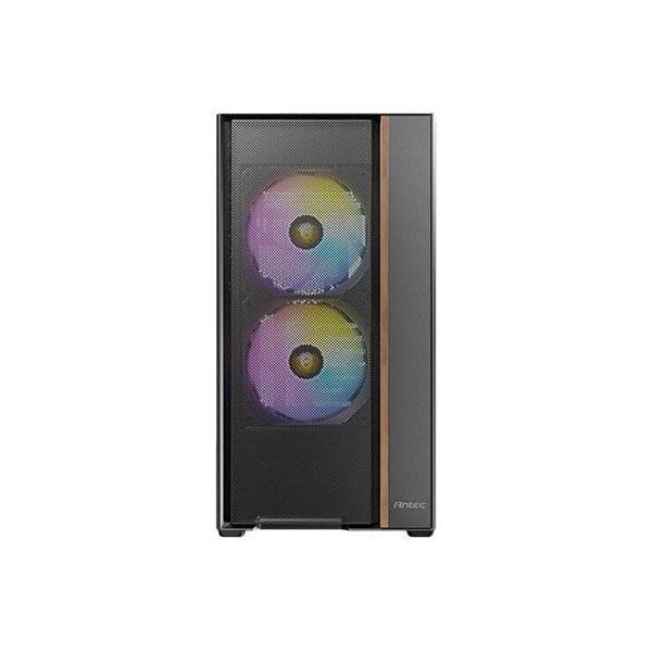 Antec Flux Rear ATX Micro-ATX ITX TG Side 7 Slots 1x3.5" 2x2.5" 5 ARGB Fans Mid Tower Case