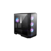 MSI MAG PANO M100R PZ BLACK Micro ATX Case 1x USB 3.2 2x USB 2.0 4x PCI-E 2x 2.5" 2x 3.5