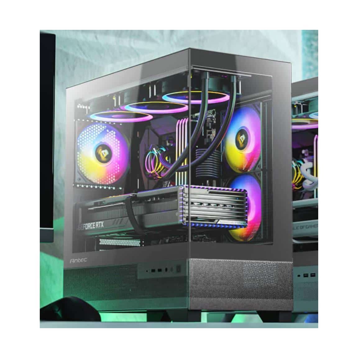 Antec CX500M ARGB Seamless mATX ITX USB-C Up to 6 Fans Case