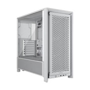 Corsair FRAME 4000D RS White Modular Mid-Tower ATX Case 430MM GPU 170MM CPU Cooler 360MM RAD USB-C