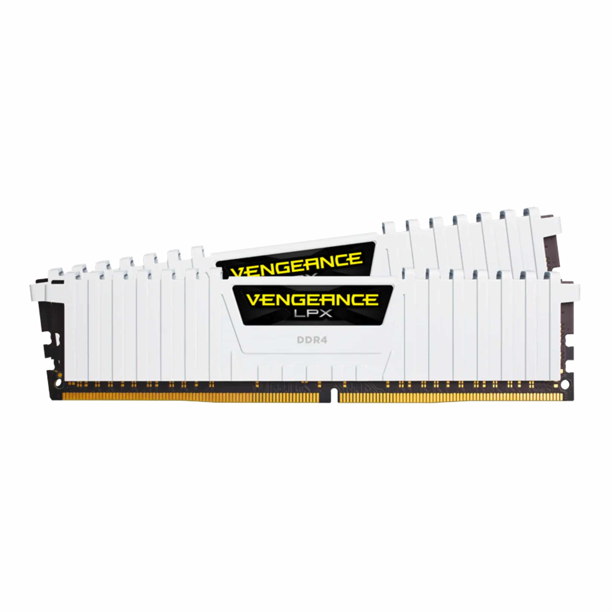 Corsair Vengeance LPX 16GB Kit (2x8GB) DDR4 3200MHz C16 White Desktop Gaming Memory CMK16GX4M2B3200C16W