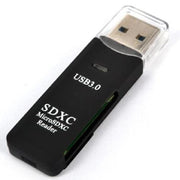 Astrotek USB 3.0 SD MicroSD Card Reader Black