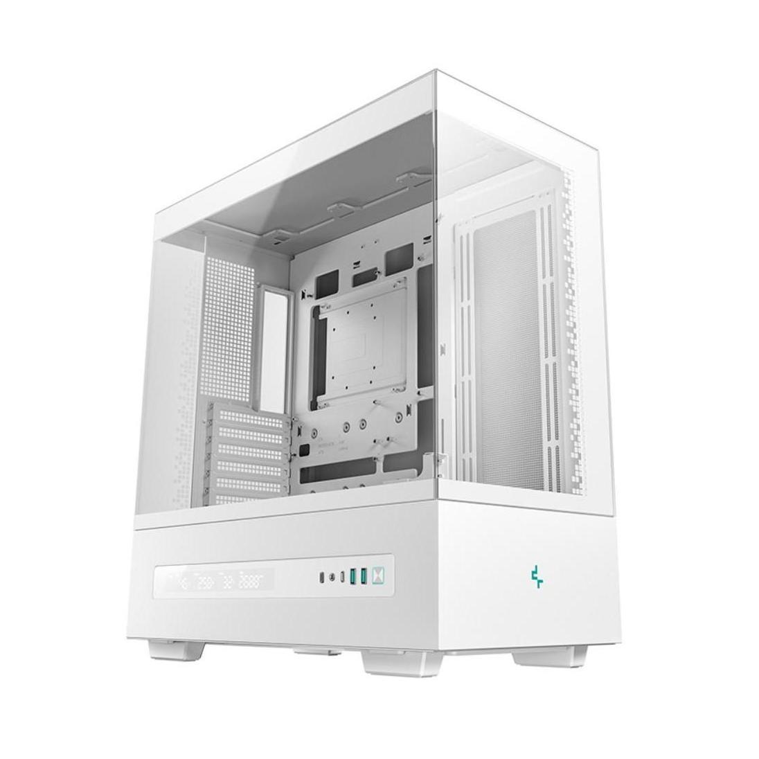 DeepCool CH690 DIGITAL WH Mid-Tower ATX Case Panoramic Design 420MM Rad Support USB3.0
