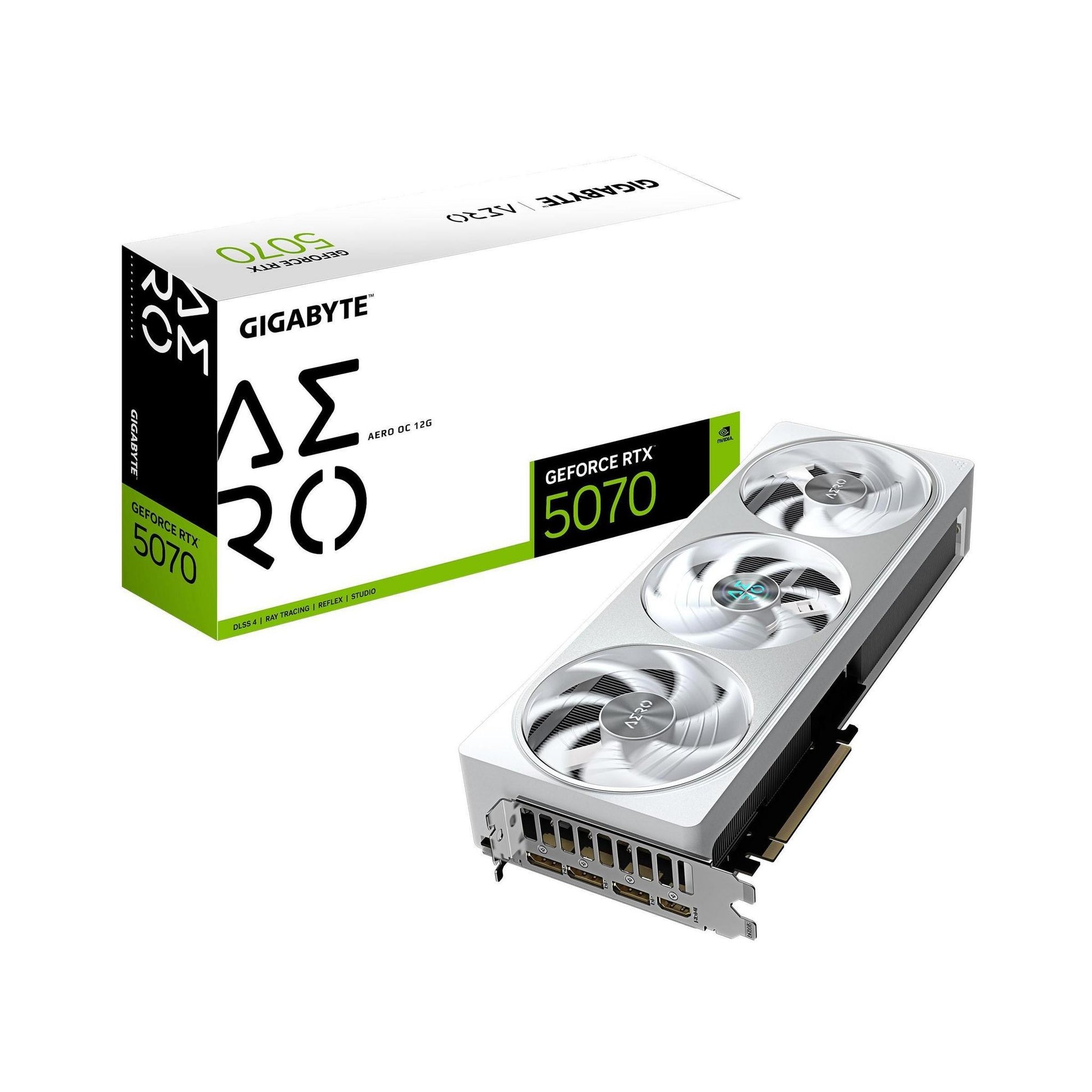 Gigabyte GeForce RTX 5070 AERO OC 12GB GDDR7 2625MHz Graphics Card