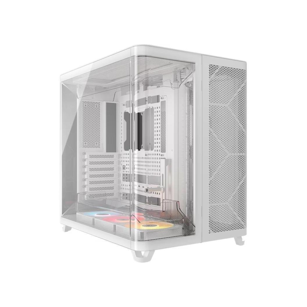 Corsair AIR 5400 RS-R ARGB White Mid-Tower ATX Case Triple-Chamber 360mm USB-C