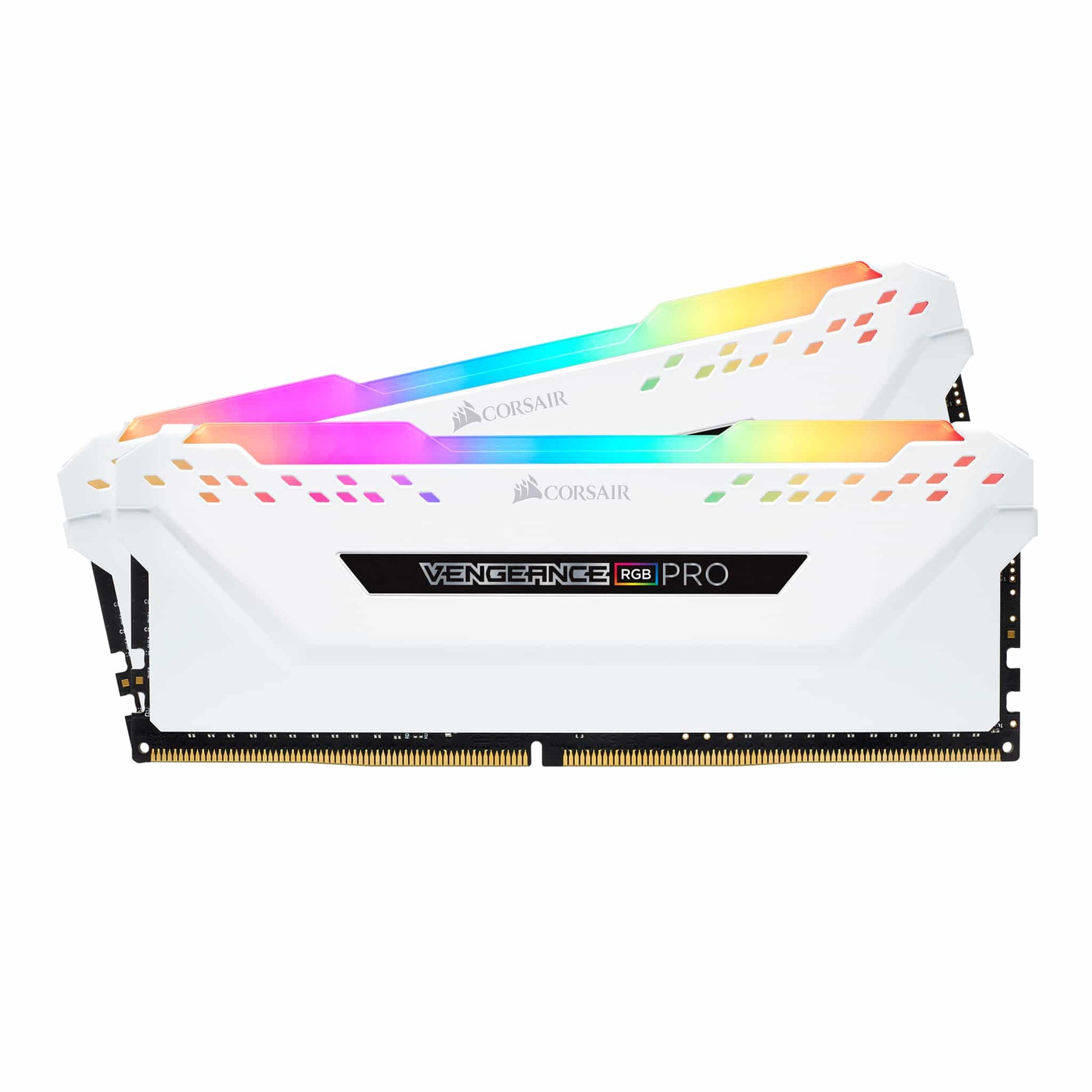 Corsair Vengeance RGB PRO 32GB Kit (2x16GB) DDR4 3200MHz C16 White Desktop Gaming Memory CMW32GX4M2E3200C16W
