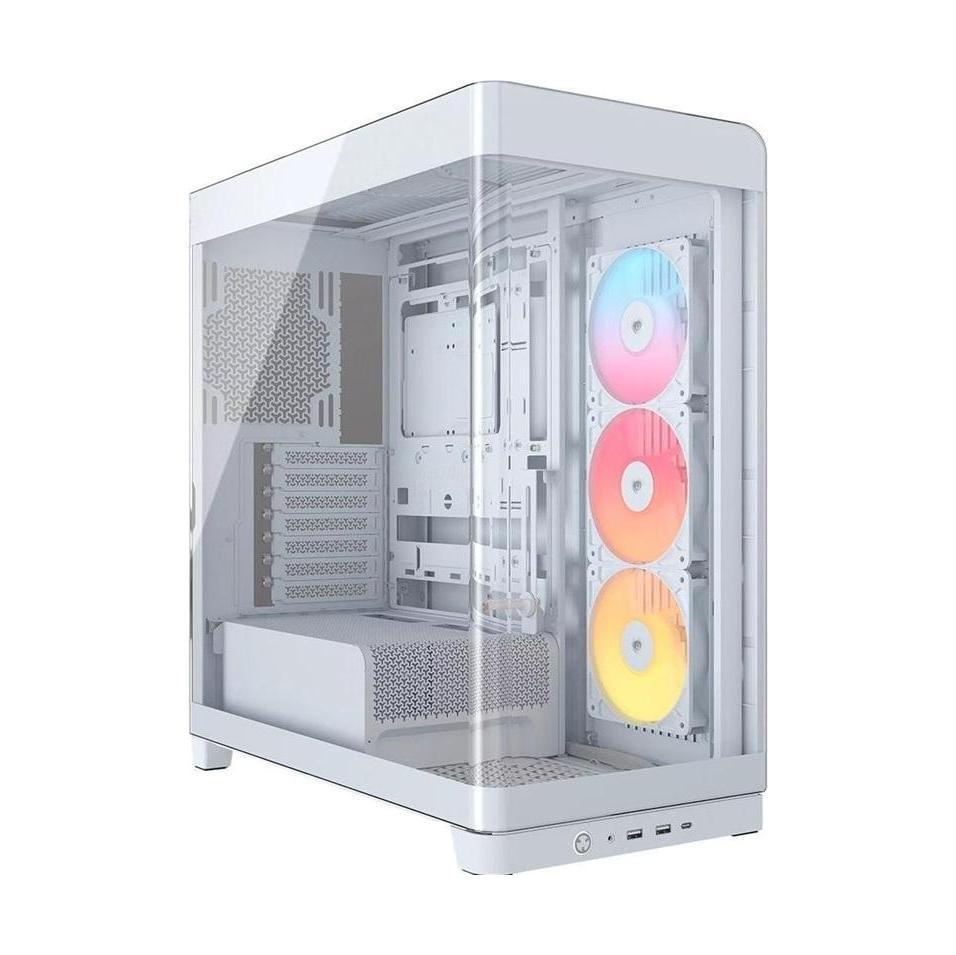 Corsair FRAME 4500X RS-R ARGB Panoramic Glass Mid-Tower Case White