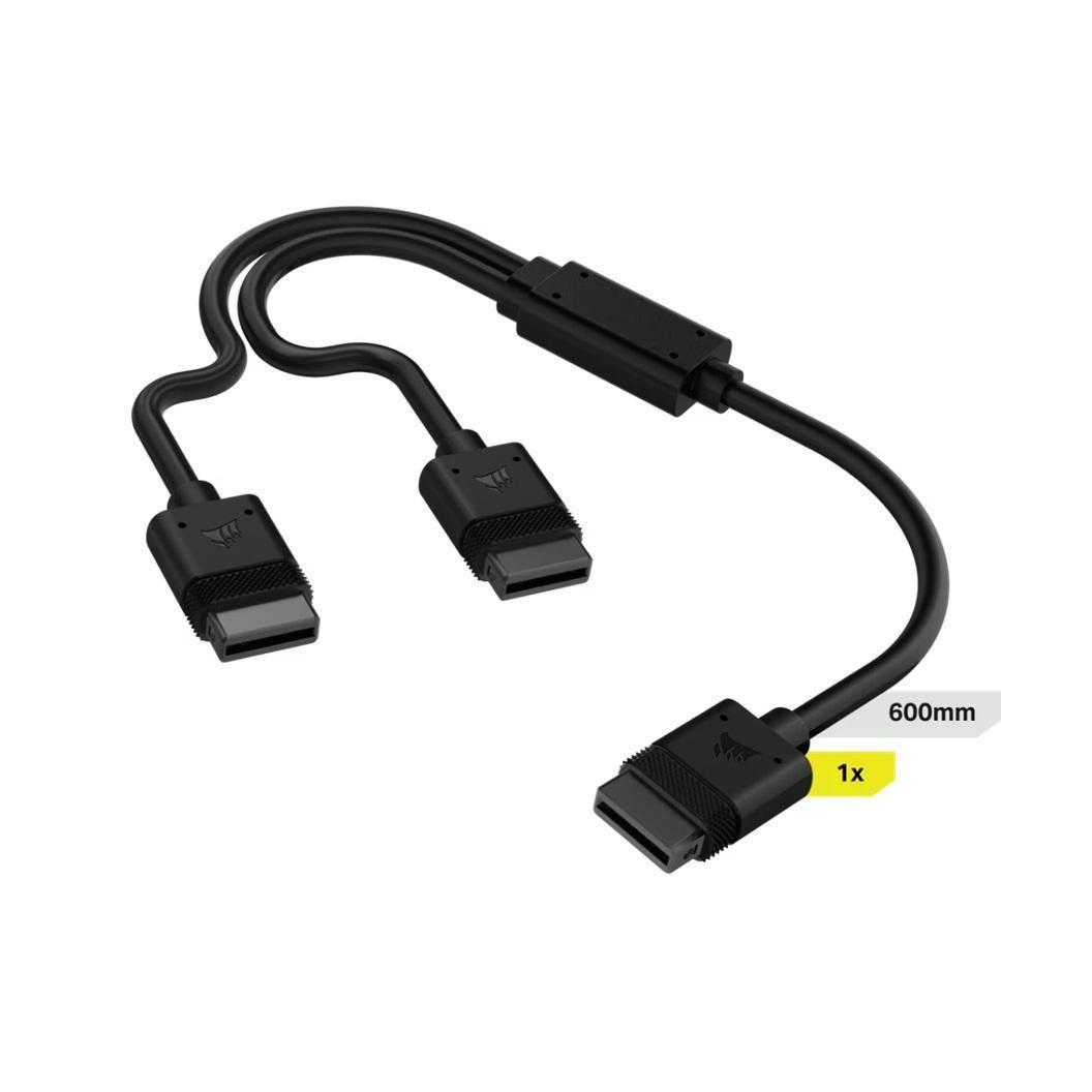 Corsair iCUE LINK Cable 600mm Y-Straight Connectors Black