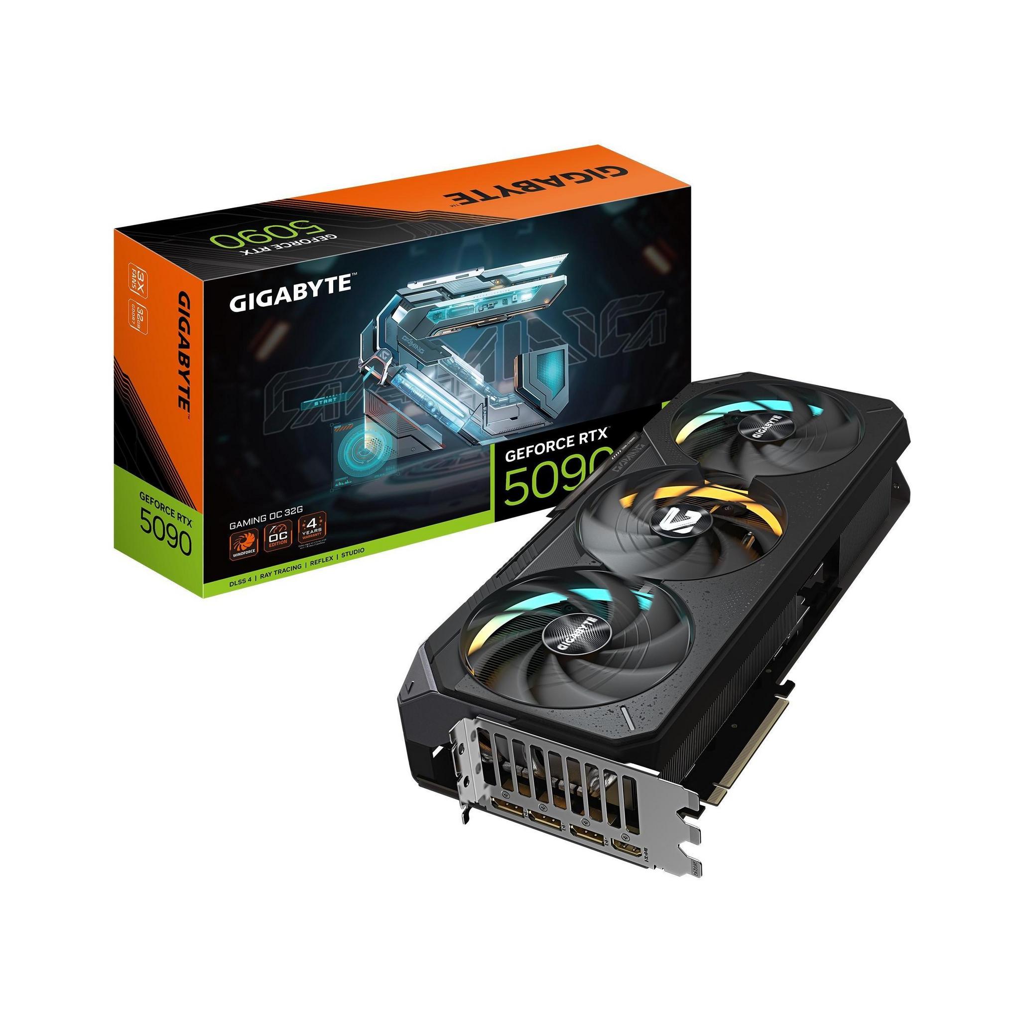 Gigabyte GeForce RTX 5090 GAMING OC 32GB GDDR7 2550MHz Graphics Card