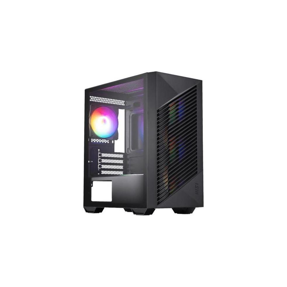 MSI PRO FORGE M050A Mini-Tower mATX/ITX GPU 300mm CPU 160mm 4 Slots RGB Fans 2x2.5" 2x3.5" Top Rad