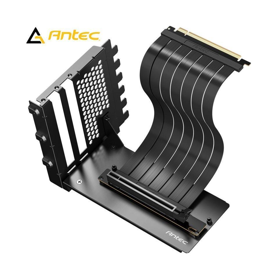 Antec AT-RCVB-BK200-PCIE5 PCI-E 5.0 Riser Cable Vertical Bracket Kit Black 200mm 64GBs