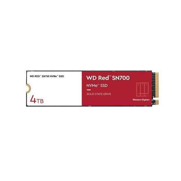 SanDisk WD Red SN700 4TB NVMe SSD 3400/3100MBs M.2 Gen3x4