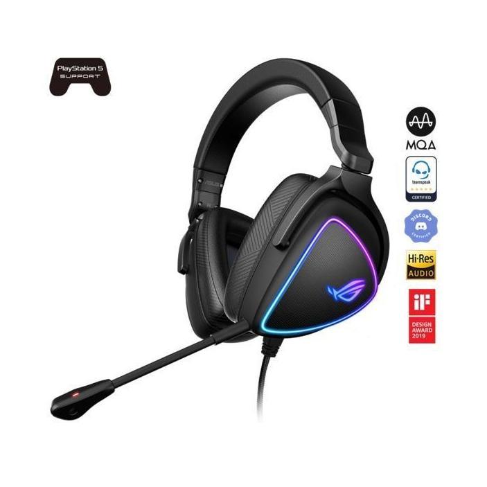 ASUS ROG Delta S Gaming Headset USB-C/A ESS 9281 QUAD DAC 50mm AI Mic RGB