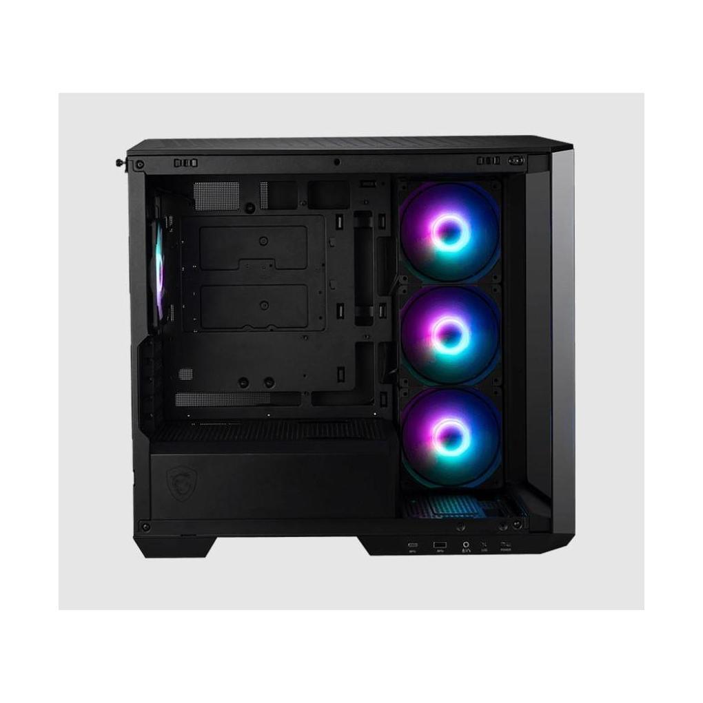 MSI PANO 100R PZ BLACK Mid Tower USB-C 2 x USB 3.0 3x 2.5" 2x 3.5