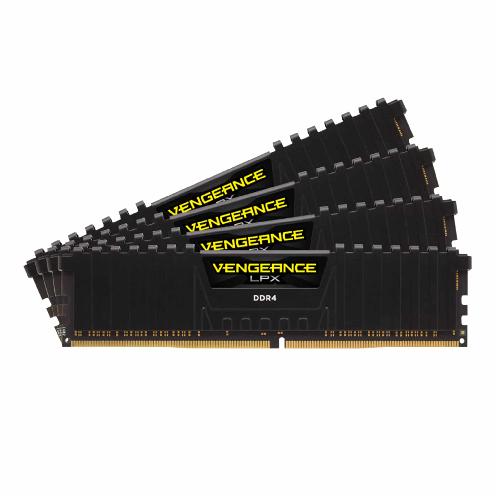 Corsair Vengeance LPX 128GB Kit (4x32GB) DDR4 2400MHz C16 Black Desktop Gaming Memory CMK128GX4M4A2400C16