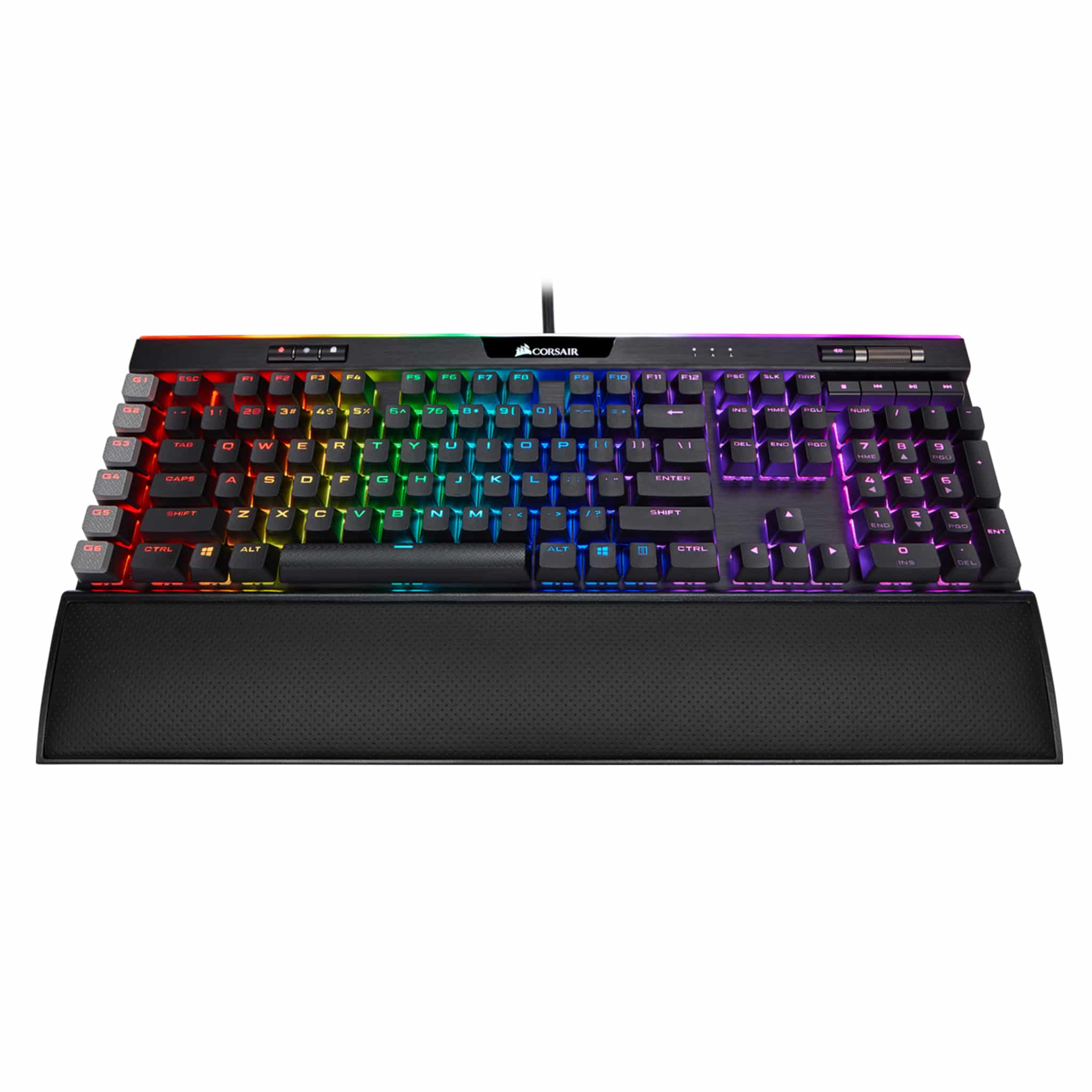 Corsair K95 RGB PLATINUM XT Black Mechanical Gaming Keyboard - Cherry MX Brown