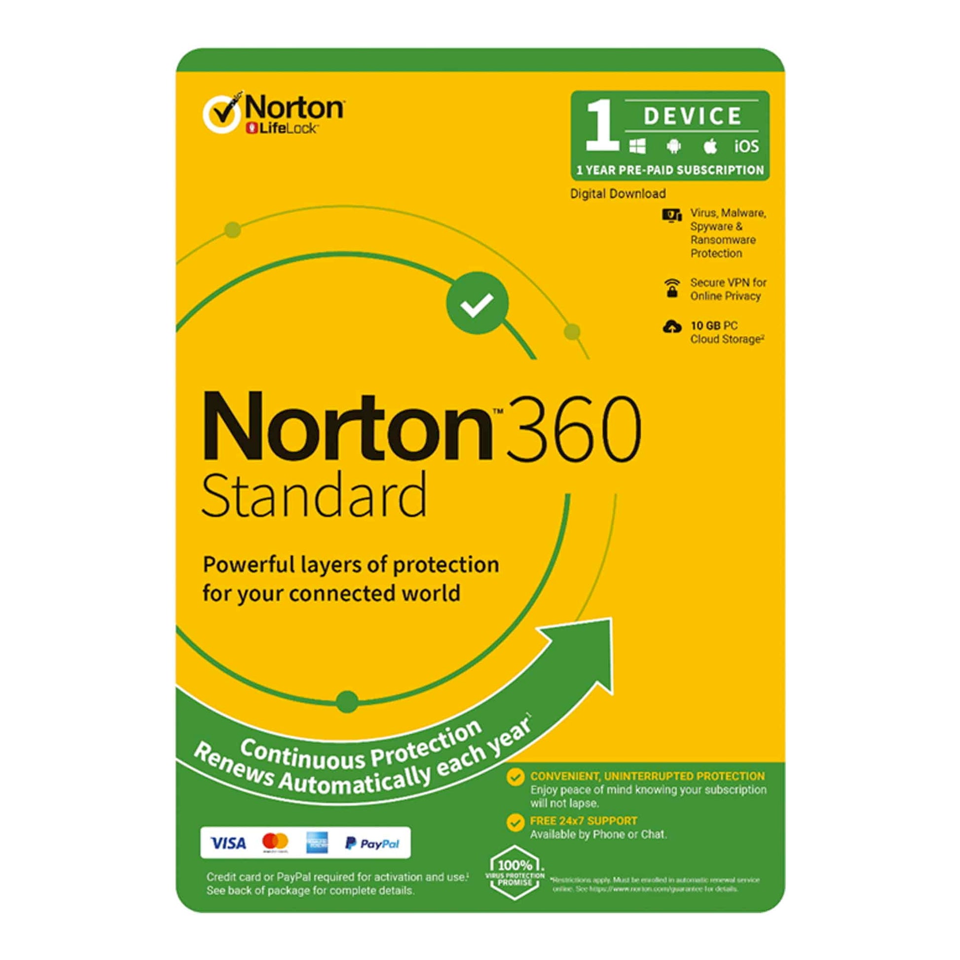 Norton 360 Standard OEM 1 Device 1 Year