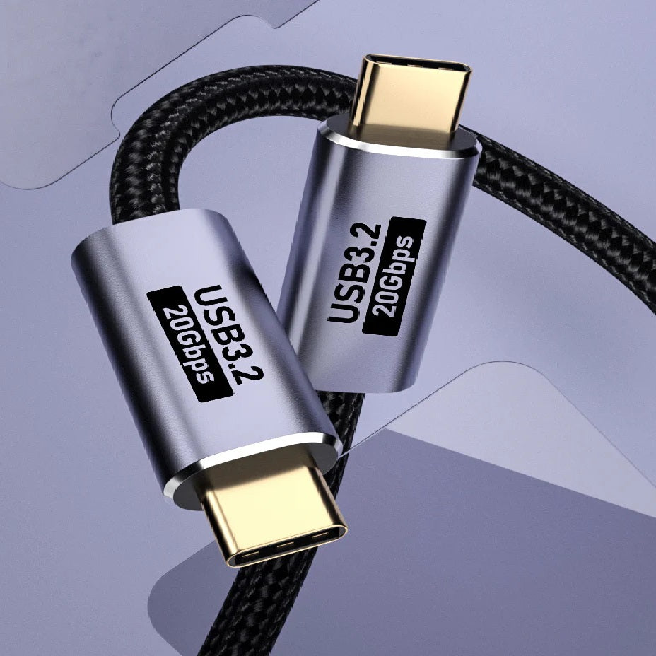 USP BoostUp Cafule USB-C to USB-C Cable 1.5M Black 5A 100W PD 20Gbps 8K60Hz