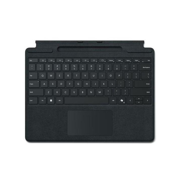 Microsoft Surface Pro Signature Keyboard Black Cover Port Compatible Pro 11 Pro 10 Pro 9 Pro 8 Pro X
