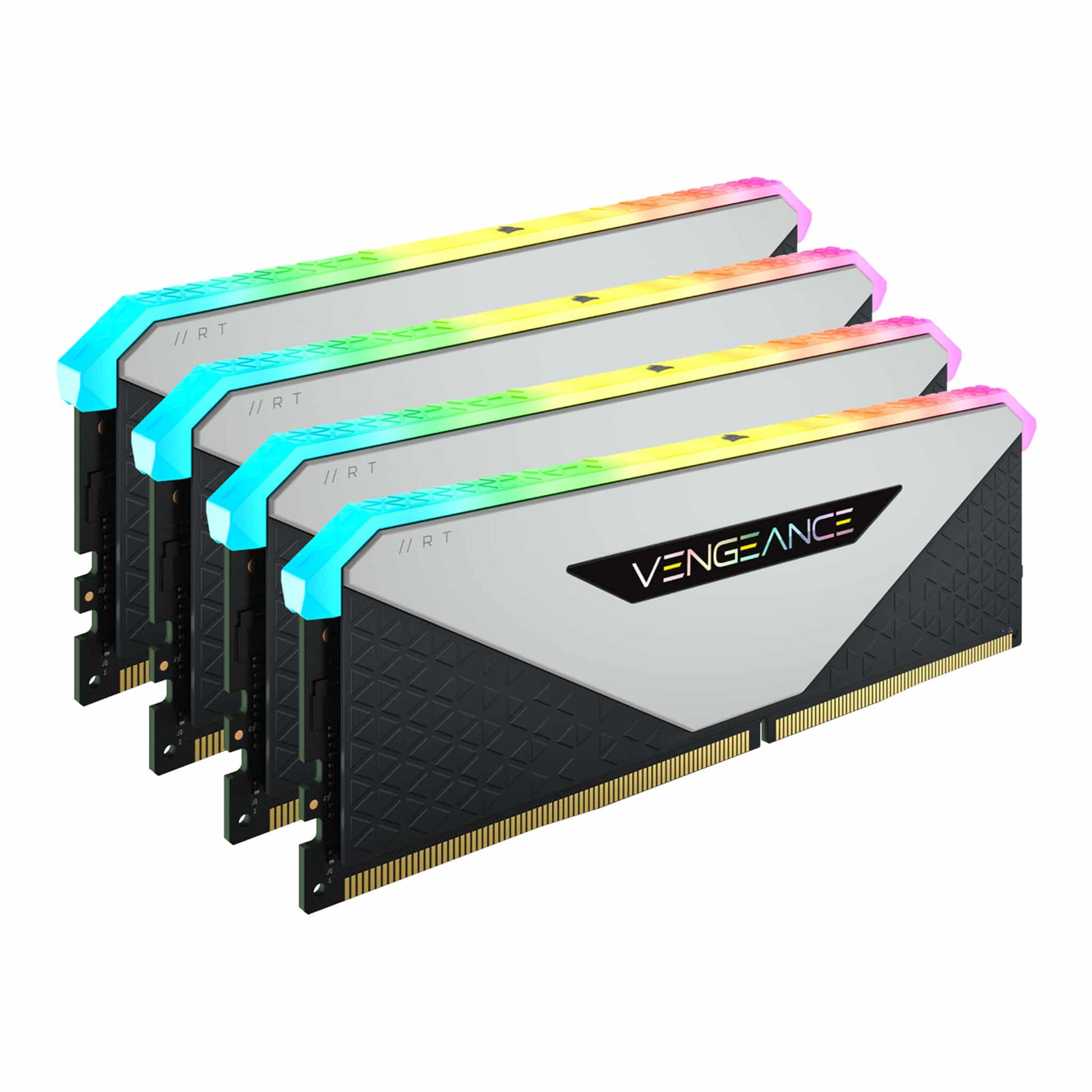 Corsair Vengeance RGB RT 64GB Kit (2x32GB) DDR4 3200MHz C16 White Desktop Gaming Memory CMN64GX4M2Z3200C16W