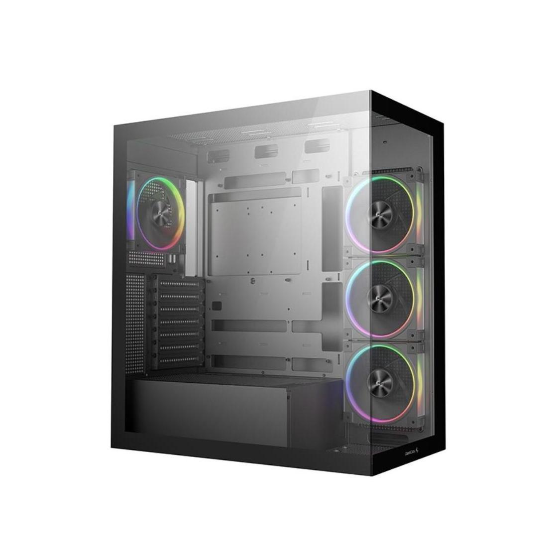 DEEPCOOL CG580 4F v2 Panoramic ATX Mid-Tower Case 4 x Pre-Installed Fans USB3.0