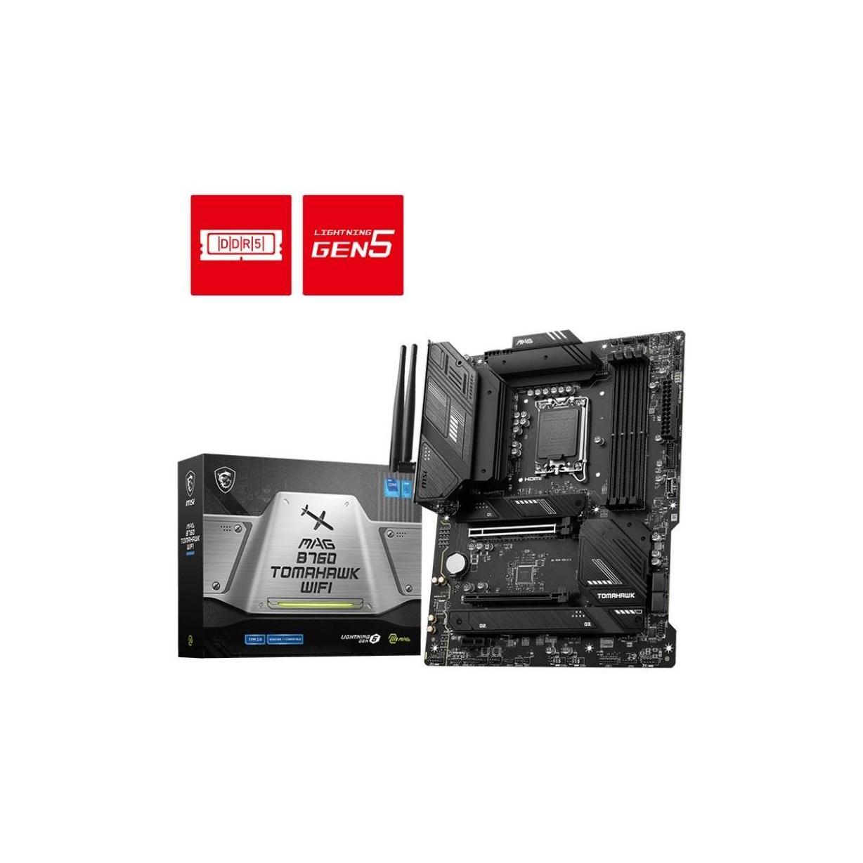 MSI MAG B760 TOMAHAWK WIFI DDR5 ATX Motherboard