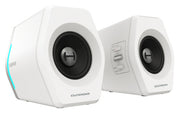 Edifier G2000 16W RGB LED Gaming Speakers Bluetooth USB AUX White