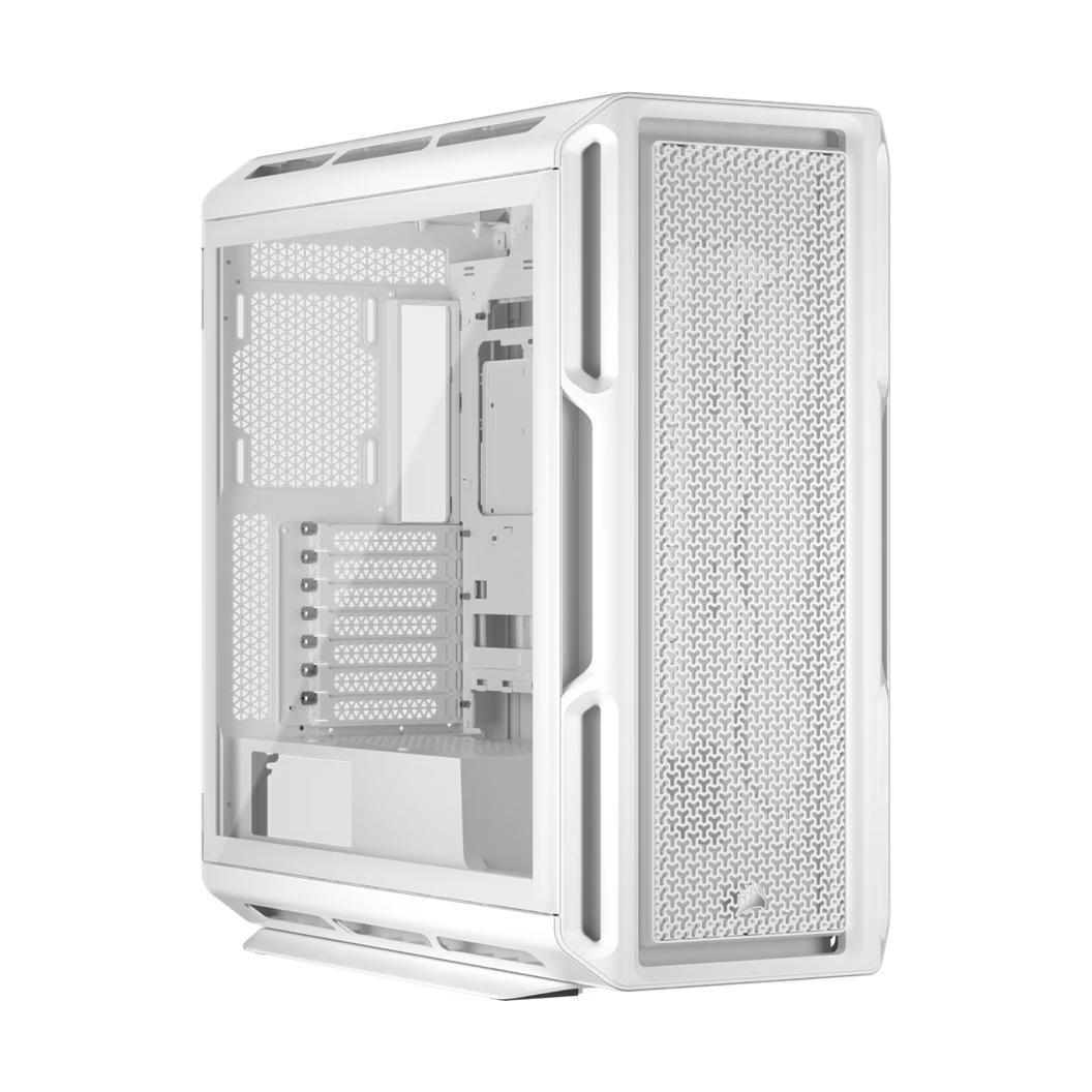 Corsair 5000T Mid-Tower High-Performance PC Case - White ATX 450mm GPU 250mm ...