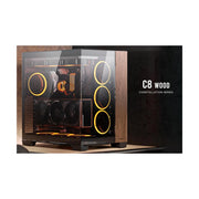 Antec C8 Wood ATX E-ATX USB-C 4mm TG Case 360mm Liquid Cooler Support