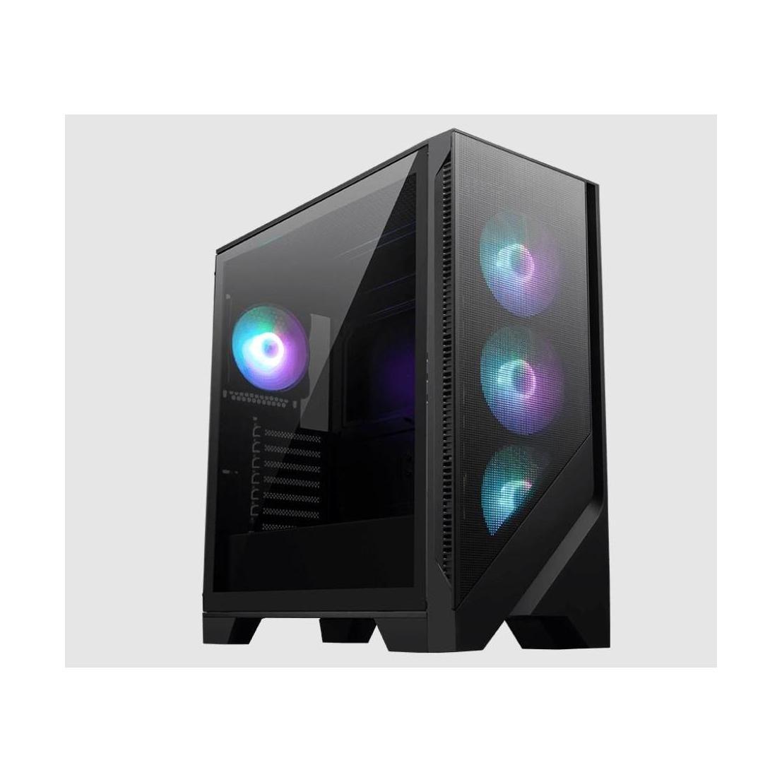 MSI MAG FORGE 321R AIRFLOW Micro ATX Case 2x USB 3.2 1x Mic-in/ Audio-out 1x LED 4x Drive Slots