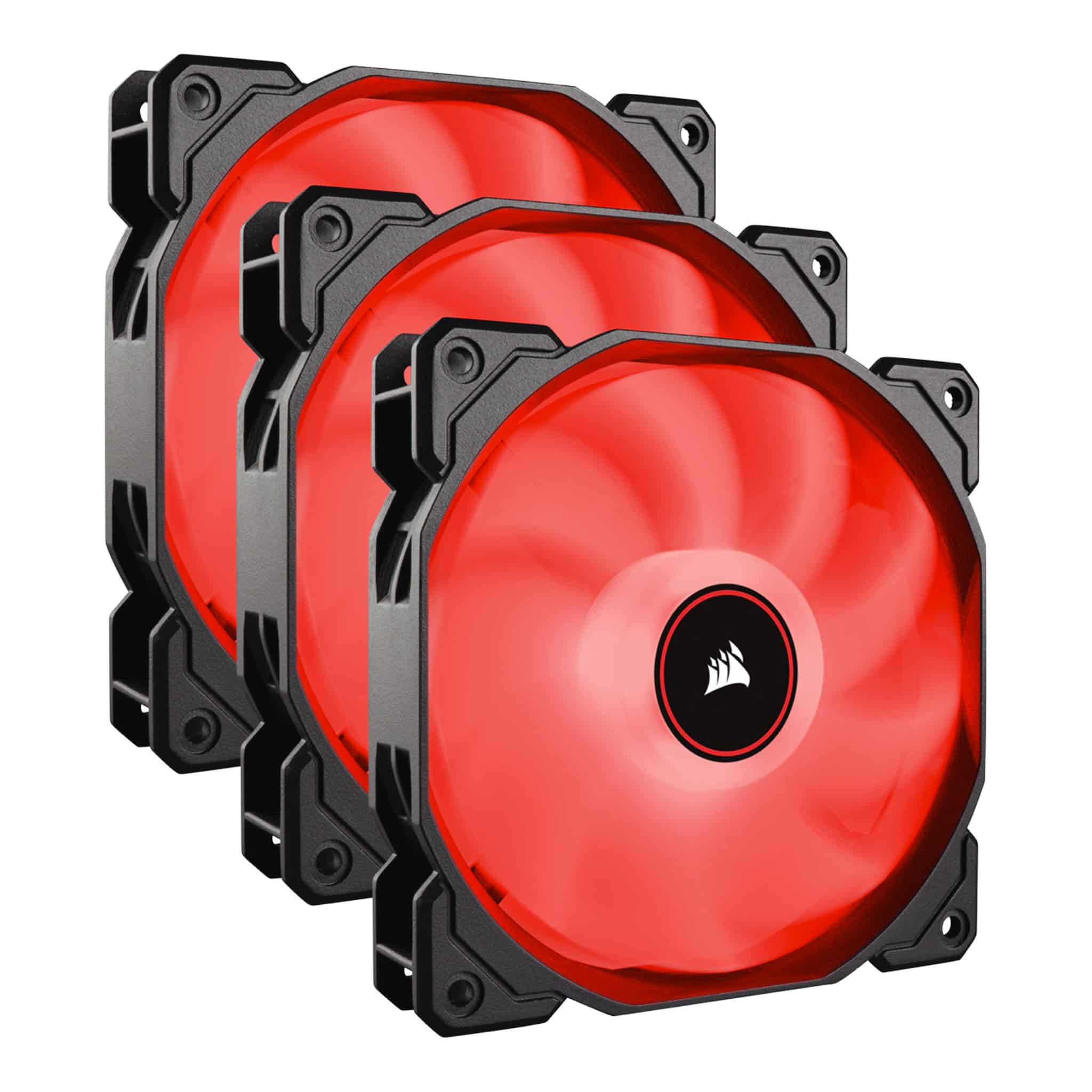 Corsair Air Series AF120 Red LED 120mm Fan - 3 Pack