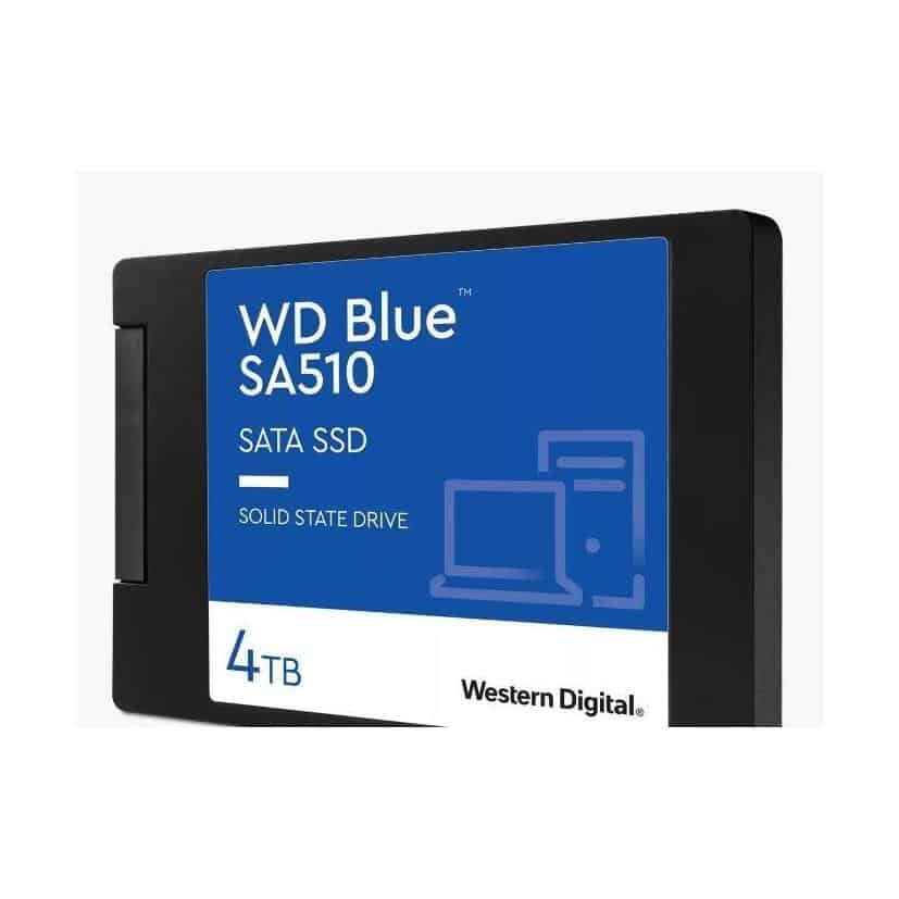 SanDisk WD Blue 4TB 2.5" SATA SSD 560R/530W MB/s 95K/82K IOPS 7mm