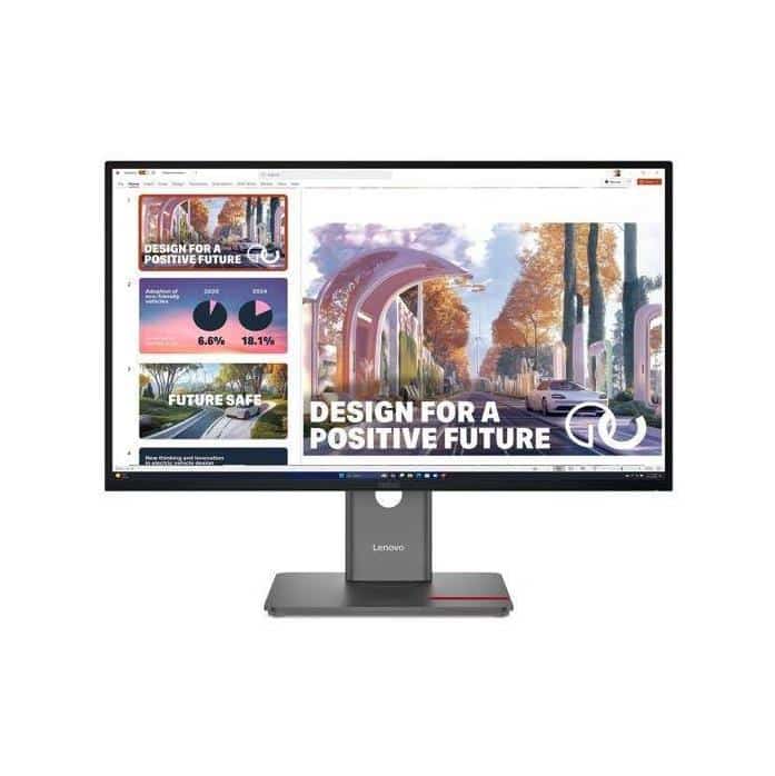 Lenovo ThinkVision P27QD-40 27" QHD IPS 16:9 Monitor USB-C Hub DP HDMI