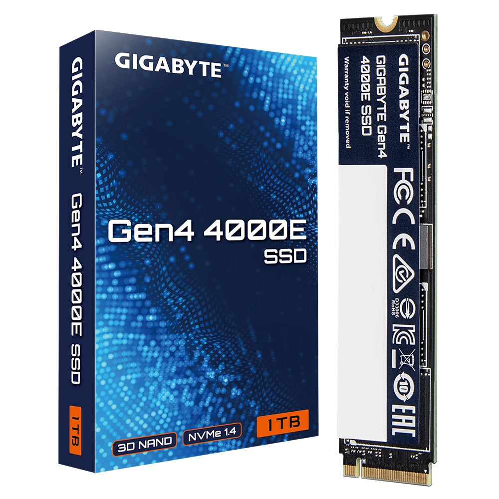 Gigabyte Gen4 4000E 1TB NVMe SSD PCIe 4.0 x4 M.2