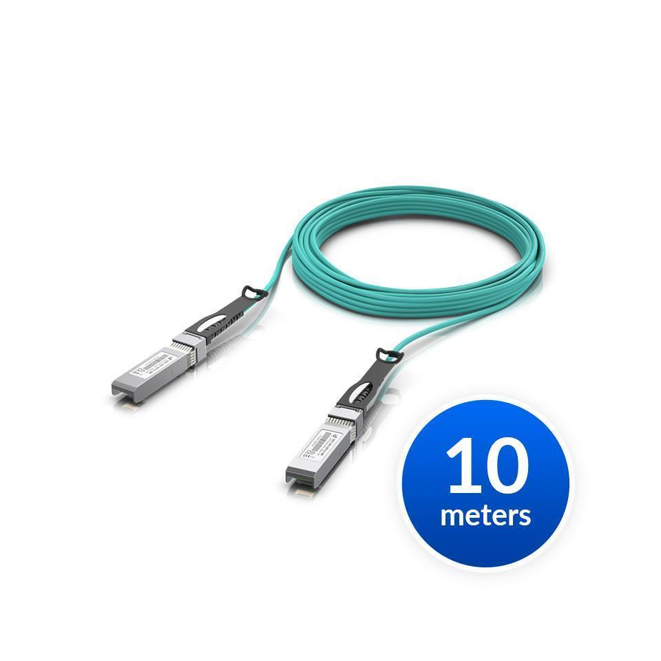 Ubiquiti 25G SFP28 DAC Cable 10M Aqua PVC Jacket