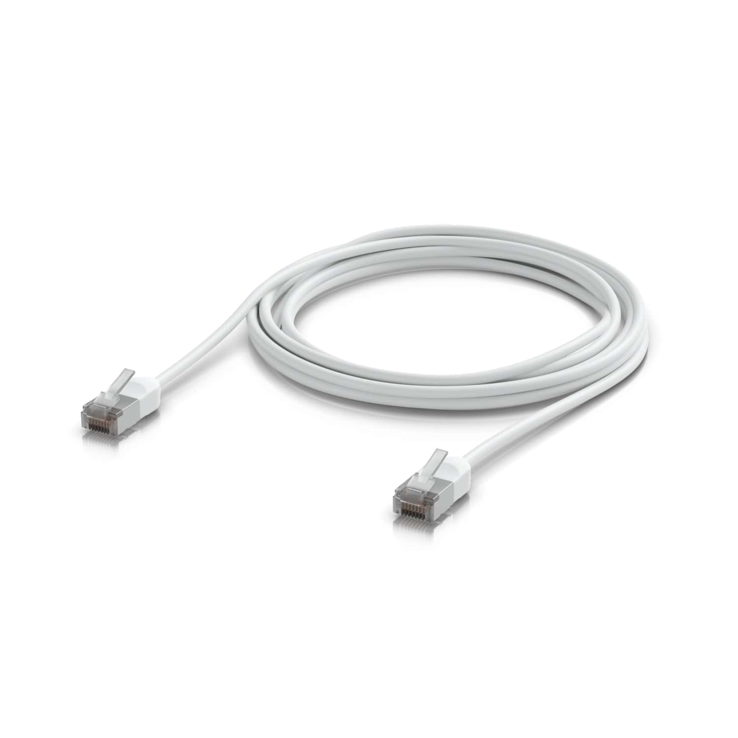 Ubiquiti UniFi Premium Outdoor Patch Cable 5M White Ultra-Thin Rugged Shielded 10GbE