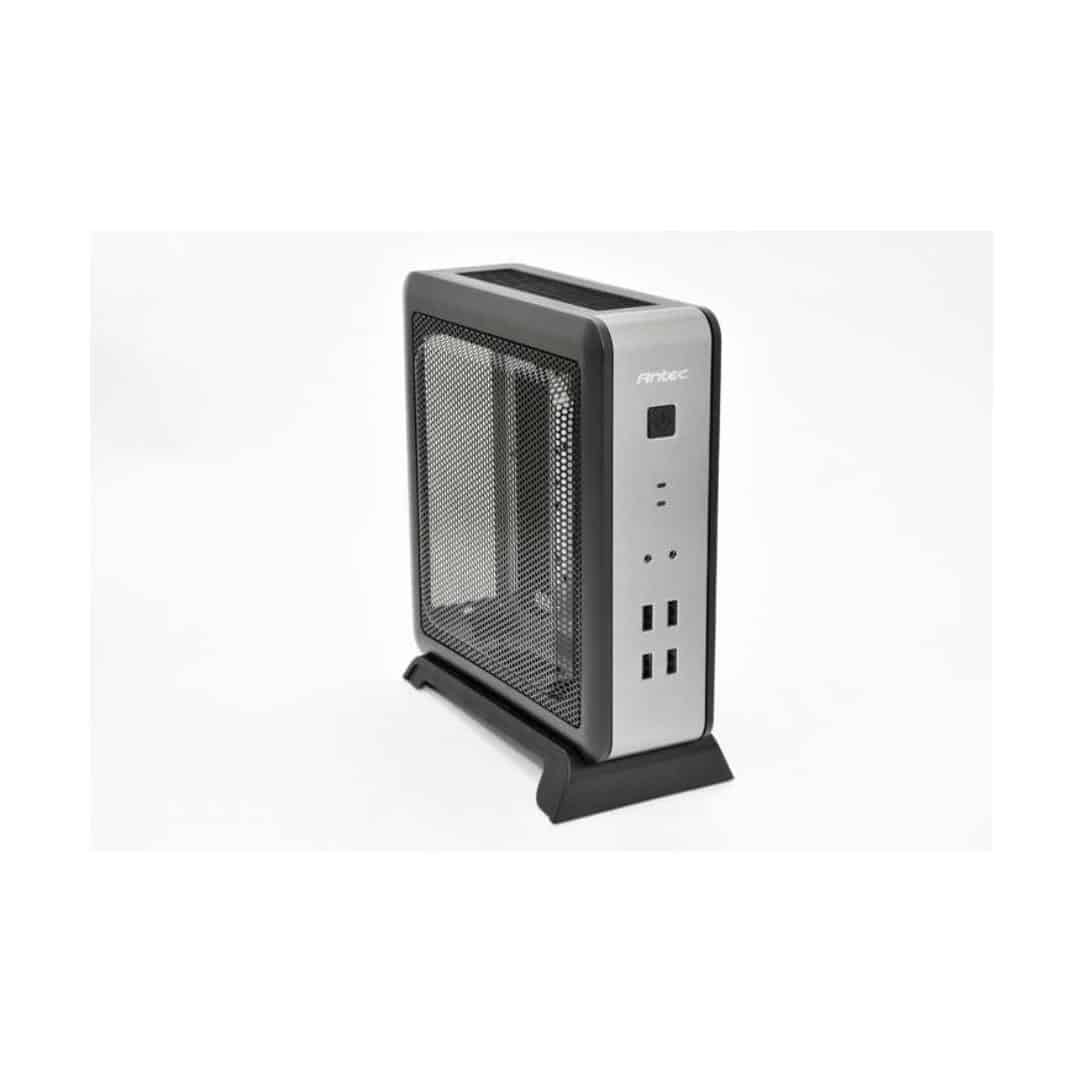 Antec ISK110-VESA ITX Slim Form Factor Case 90W PSU 2x USB 3.0 2x USB 2.0 HD Audio VESA Bracket