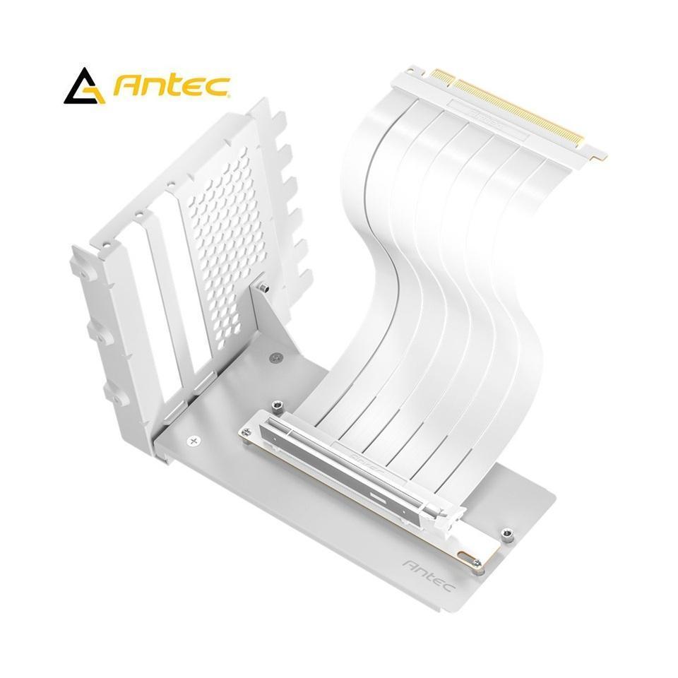 Antec AT-RCVB-BK200-PCIE5 PCI-E 5.0 Riser Cable Vertical Bracket Kit White 200mm 64GBs