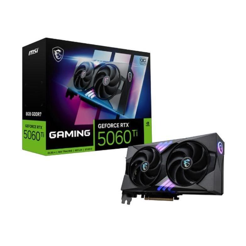 MSI GeForce RTX 5060 Ti 8G GAMING OC 8GB GDDR7 2647MHz Graphics Card